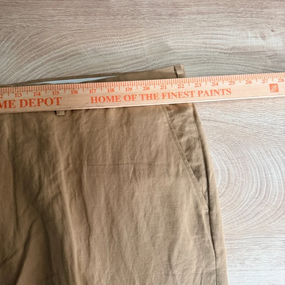 Polo Ralph‎ Lauren Linen Silk Dress Pants Mens 44Bx32 Brown Classic Fit NEW